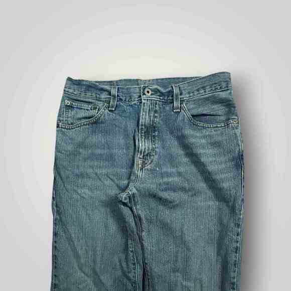 RL Polo Jeans Mens 31x30 Vtg Y2K Ashmore Baggy Straight Low Rise Distressed - Picture 3 of 8